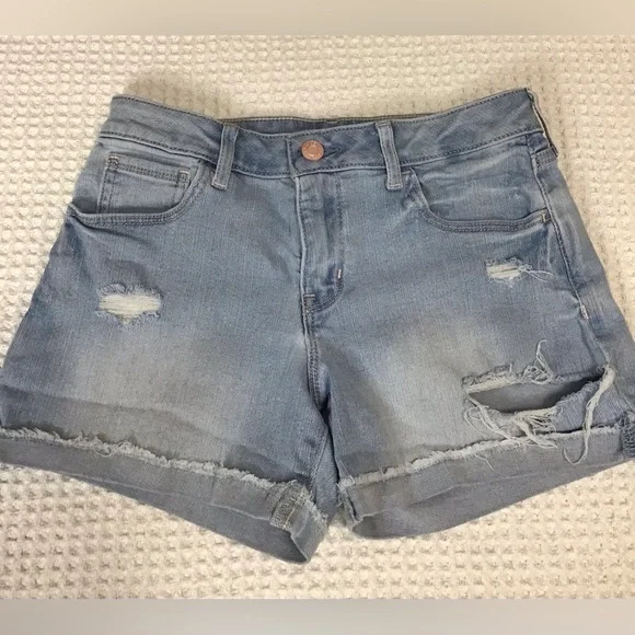 Gap Kids Girls Denim Shorts and Shein Butterfly Top Size 12-13Y - Picture 8 of 11